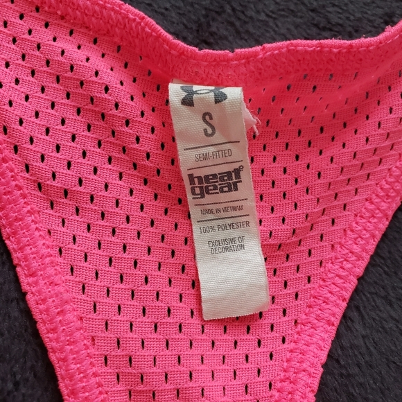 Vintage NIU Under Armour Racer Mesh Jersey Tank Top - Size Small - Picture 7 of 7